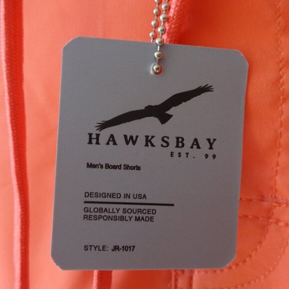 Hawks Bay men's swim/board shorts 36" waist NWT, Velcro & tie closure, - Picture 9 of 9